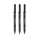 Uni-ball Pin Fineliner Pen Black (Wallet of 3)-4