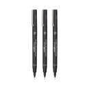 Uni-ball Pin Fineliner Pen Black (Wallet of 3)-9