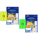 Avery High Visibility Shipping Label 25pk 14/sheet-3