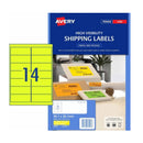 Avery High Visibility Shipping Label 25pk 14/sheet-7