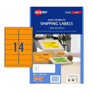 Avery High Visibility Shipping Label 25pk 14/sheet-5