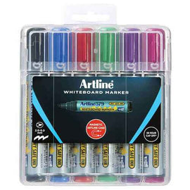 Artline Whiteboard Marker in Hard Case 5mm Assorted