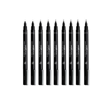 Uni-ball Pin Fineliner Pen (12pcs) - 0
