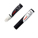 Uni Chalk Marker 15mm Broad Chisel Tip
