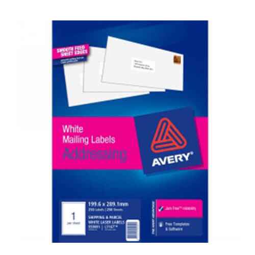 Avery Shipping Laser Label 250pk