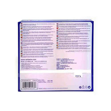 CD-RW Verbatim 80 min 4x Boîtier Slim (5 pièces)