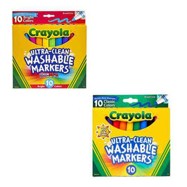 Crayola Washable Broadline Marker 10pk