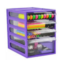 Italplast 4 Drawer Office Organiser-6