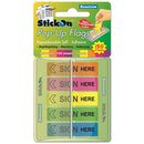 Beautone Pop-Up Stick On Flags 5 Assorted Pads-2