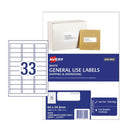 Avery Copier/Laser Label 100pk-10