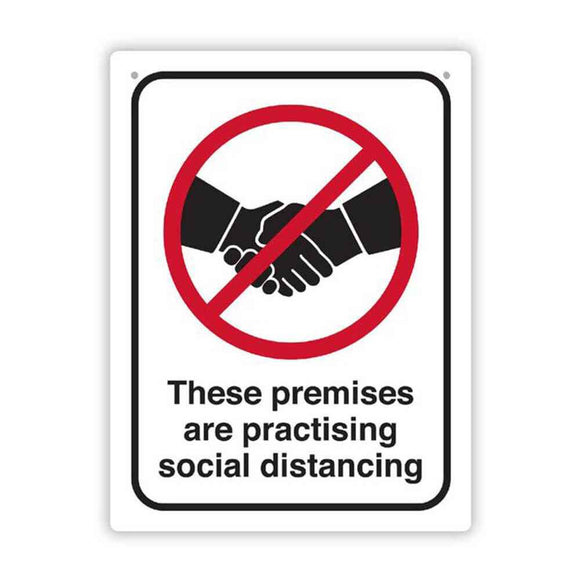 Durus Social Distancing Wall Sign 225x300mm