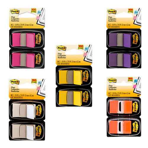 Post-it Twin Pack Flags 100pcs