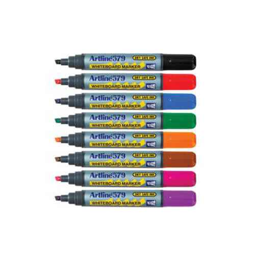 Artline Whiteboard Marker 5mm Chisel Assorted