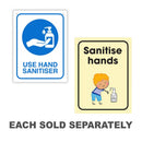 Durus Use Hand Sanitiser Wall Sign (225x300mm)-1