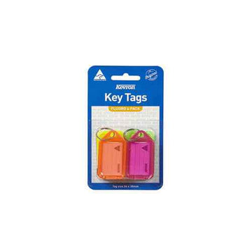 Étiquettes Porte-Clés Kevron 4 pièces (56x30mm)