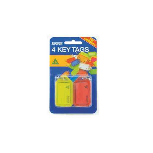 Étiquettes Porte-Clés Kevron 4 pièces (56x30mm)