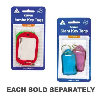 Étiquettes Porte-Clés Kevron 2 pièces (Assorties)