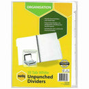 Marbig Unpunched Dividers A4 (White)-4