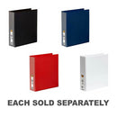 Marbig 4 D-ring Clearview Insert Binder 50mm (A4)-1