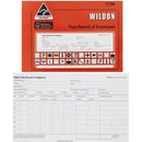 Wildon Time Record of Employees Book-1
