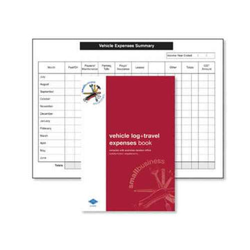 Zions Vehicle Log & Travel Expenses Book (A5)