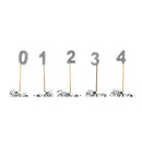 Alpen Glitter Long Stick Candle (Silver)-2