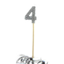 Alpen Glitter Long Stick Candle (Silver)-8