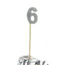 Alpen Glitter Long Stick Candle (Silver)-10