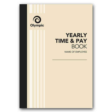Registre Annuel des Heures et Salaires Olympic 32 Pages (A5)