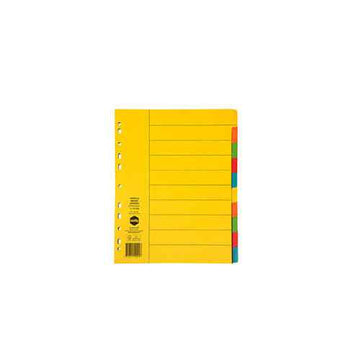 Marbig Manilla Bright Extra Wide Dividers (A4)