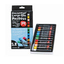 Micador Oil Pastels 12pk Assorted (Large)