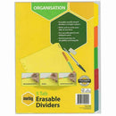 Marbig Manilla Erasable Dividers (A4)