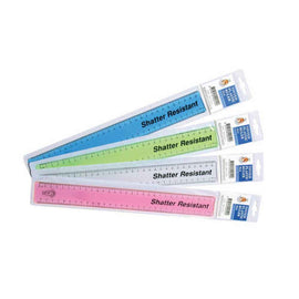 Sovereign Shatter Resistant Ruler 30cm (Random Colour)