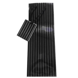 Ozcorp Pinstripe Bottle Gift Bag - 0