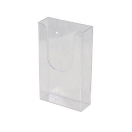 Deflecto Portrait Wall Mount Brochure Holder (Clear) - 0