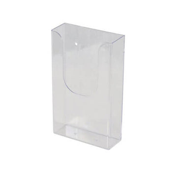 Deflecto Portrait Wall Mount Brochure Holder (Clear) - 0