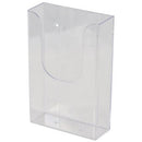 Deflecto Portrait Wall Mount Brochure Holder (Clear)-4