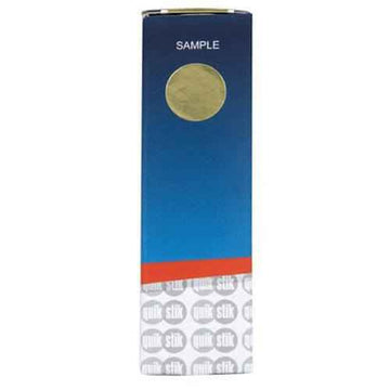 Esselte Quik Stik Self-Adhesive Dot Labels 650pk 14mm (Gold)