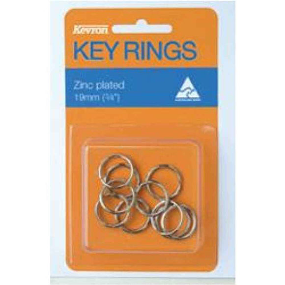Kevron Key Rings 19mm (10pk)