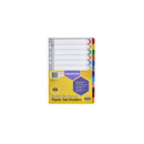 Marbig Jan-Dec Manilla Plastic Tab Dividers (A4)-3