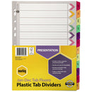 Marbig Jan-Dec Manilla Plastic Tab Dividers (A4)-5