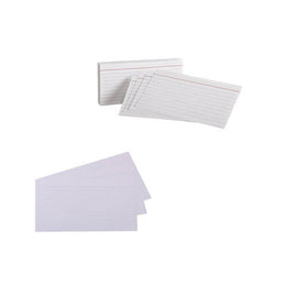 Quill Ruled System Cards 100pk (White) - 0