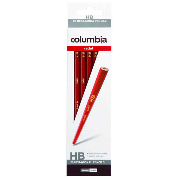 Crayons à Papier HB Columbia Cadet (20 pièces)