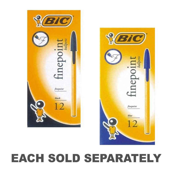Stylo à Bille BiC Finepoint (Boîte de 12)