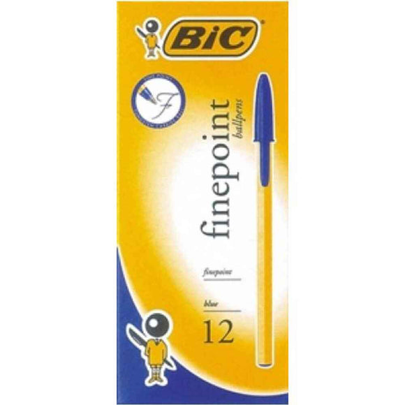 Stylo à Bille BiC Finepoint (Boîte de 12)