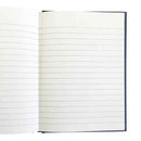Collins Hard Cover Feint Ruled Notebook 144 Pages A6 (Blue)