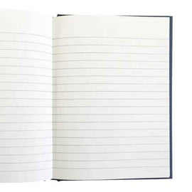 Collins Hard Cover Feint Ruled Notebook 144 Pages A6 (Blue)