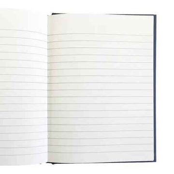 Collins Hard Cover Feint Ruled Notebook 144 Pages A6 (Blue)