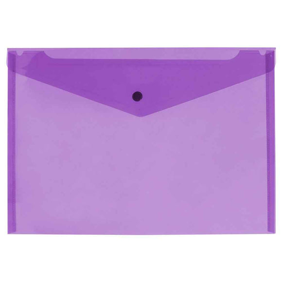 Protext Button Closure Document Wallet (A4)