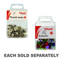 Esselte Thumb Tacks Drawing Pins (100pk)-1